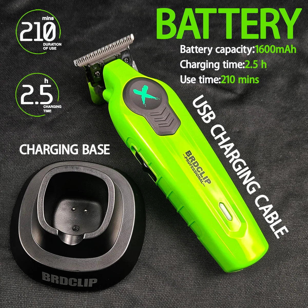 Pro Green Hair Trimmer